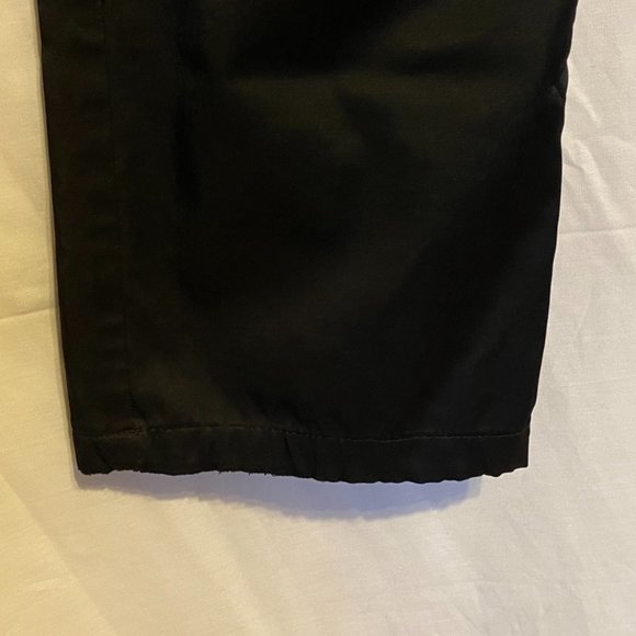 Beautiful !  EUROMODA ~ Black Satin Stretchy 5 Pockets Jeans/Pants  ~ Size 32 - Picture 10 of 11